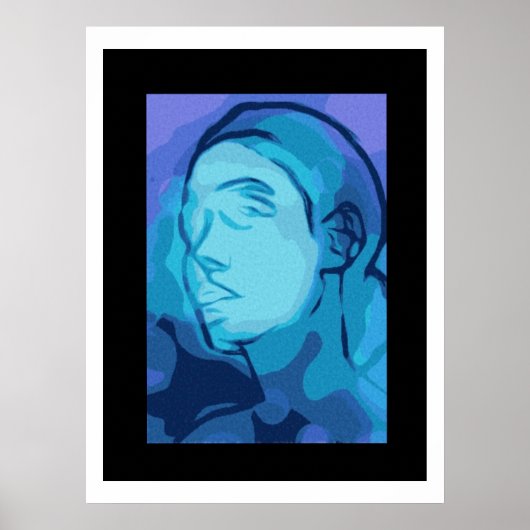abstraktes Porträt Poster (Vorne)