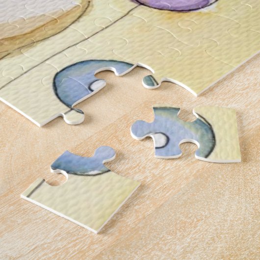 Abstraktes Porträt Puzzle (Seite)