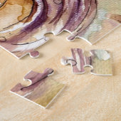 Abstraktes Porträt und hübsche Frau Puzzle (Seite)
