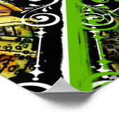 Abstraktes portugiesisches Poster (Ecke)