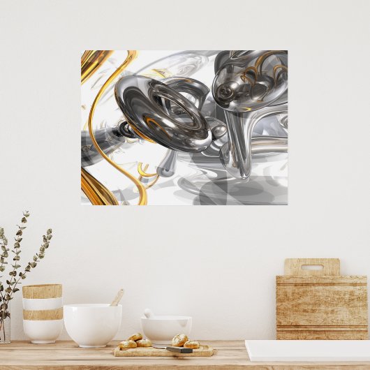 Abstraktes Poster (Küche)