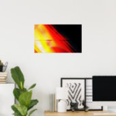 Abstraktes Poster (Heimbüro)