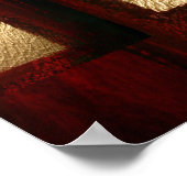 Abstraktes Poster (Ecke)