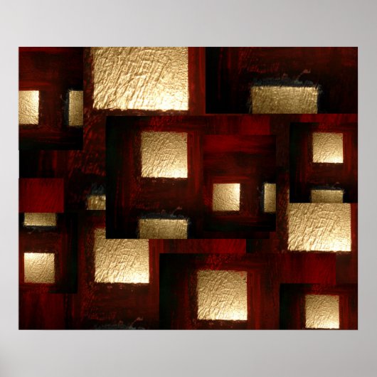Abstraktes Poster (Vorne)