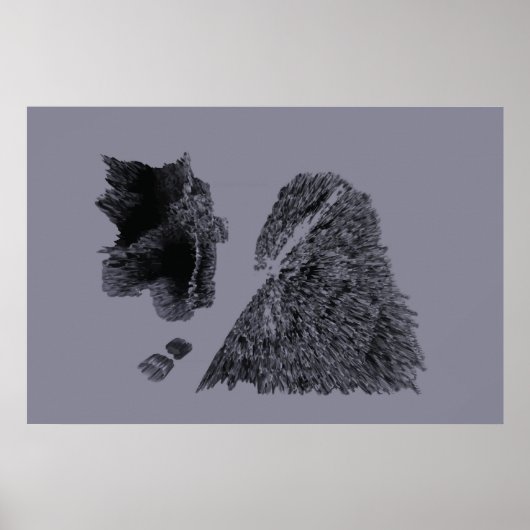 Abstraktes Poster (Vorne)