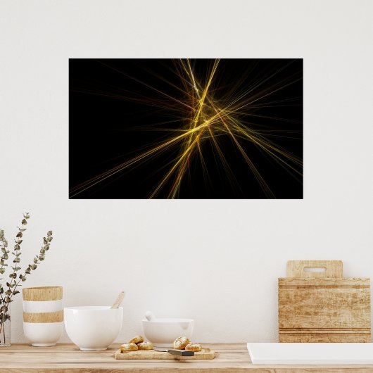 Abstraktes Poster (Küche)