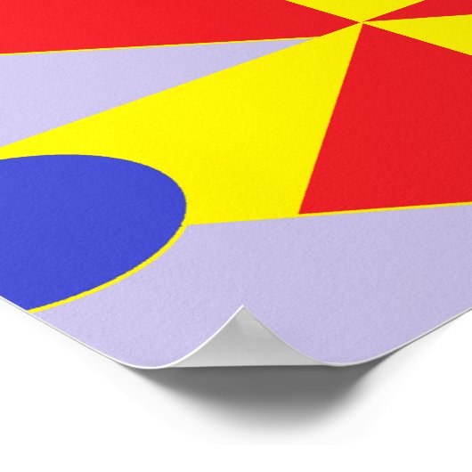 Abstraktes Poster (Ecke)