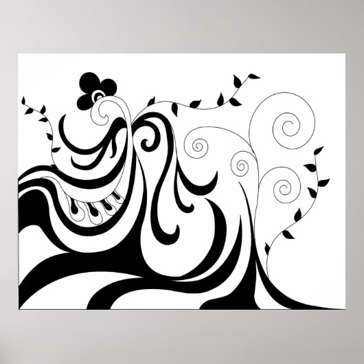 abstraktes Poster (Vorne)