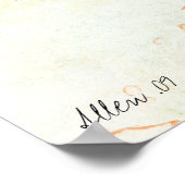 abstraktes Poster (Ecke)