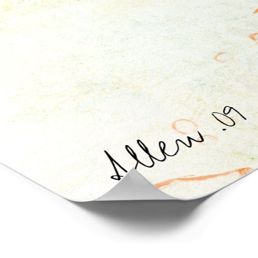 abstraktes Poster (Ecke)