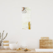 abstraktes Poster (Küche)