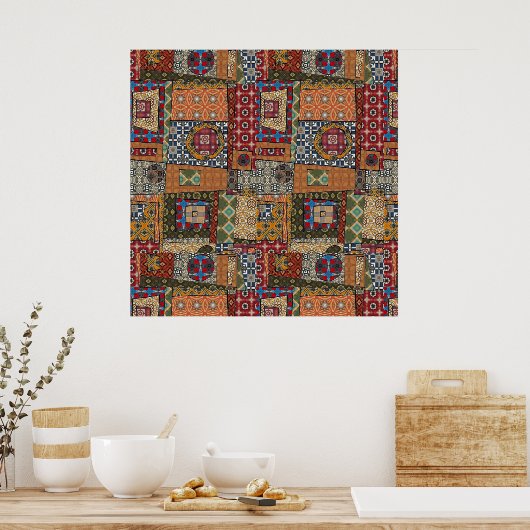 abstraktes Poster 2022 (Küche)