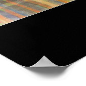 Abstraktes Poster für moderne Kunst drucken (Ecke)