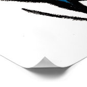 Abstraktes Poster für Schwarze Linien (Ecke)
