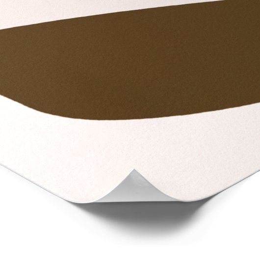 Abstraktes Poster in warmen neutralen Farben (Ecke)