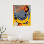 Abstraktes Poster - Propain (Küche)