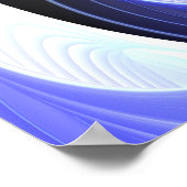 Abstraktes Poster zur räumlichen Verzerrung (Ecke)