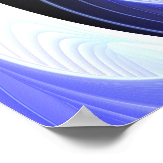 Abstraktes Poster zur räumlichen Verzerrung (Ecke)