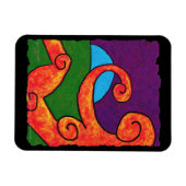 Abstraktes Premium Flex Magnet 1-6-10 (Horizontal)