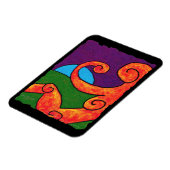 Abstraktes Premium Flex Magnet 1-6-10 (Linke Seite)