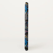 Abstraktes psychedelisches Muster Case-Mate iPhone Hülle (Hinten/Rechts)