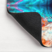 Abstraktes psychedelisches Muster Mousepad (Ecke)