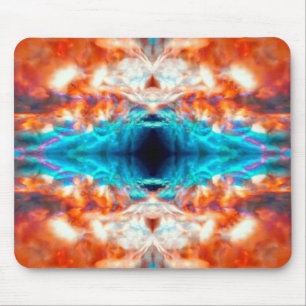 Abstraktes psychedelisches Muster Mousepad