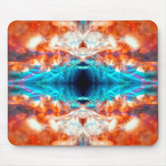 Abstraktes psychedelisches Muster Mousepad (Vorne)