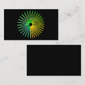 Abstraktes psychedelisches optische visitenkarte (Vorne/Hinten)