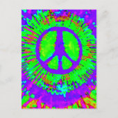 Abstraktes psychedelisches postkarte (Vorderseite)