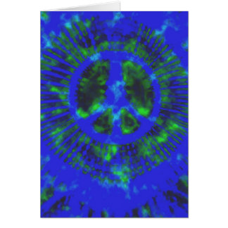 Abstraktes psychedelisches Tie-Dye-Friedenszeichen