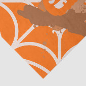 Abstraktes Pumpkettenpapier Seidenpapier (Ausschnitt)