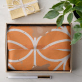 Abstraktes Pumpkettenpapier Seidenpapier (Geschenk)