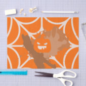 Abstraktes Pumpkettenpapier Seidenpapier (Handwerk)