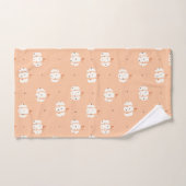Abstraktes Pumpkin Pattern Badetuch Set (Handtuch)