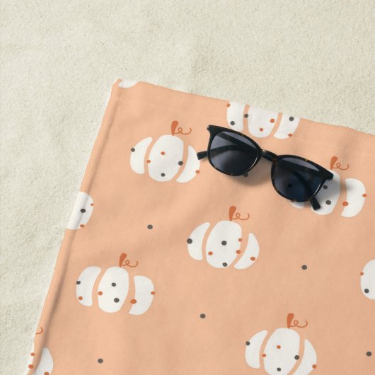 Abstraktes Pumpkin Pattern Strandtuch (Beispiel)