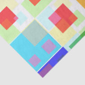 abstraktes Quadrat-Papierpapier Seidenpapier (Detail)