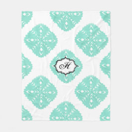 ABSTRAKTES QUADRAT WYCINANKI FLEECEDECKE