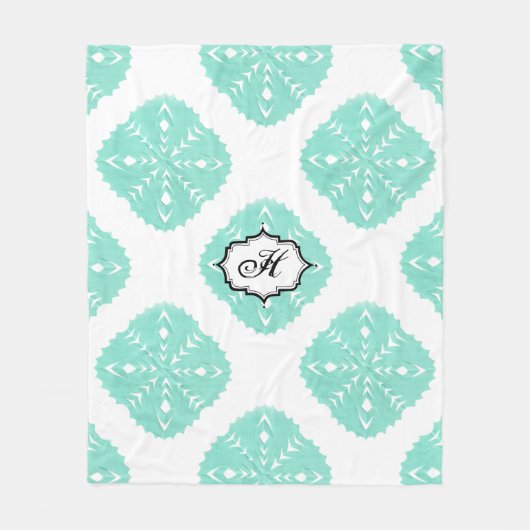 ABSTRAKTES QUADRAT WYCINANKI FLEECEDECKE (Vorderseite)