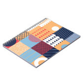 Abstraktes quadratisches Kunstwerk: geometrisches  Notizblock (Linke Seite)