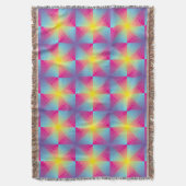 Abstraktes quadratisches vektormosaik decke (Vorderseite Vertikal)