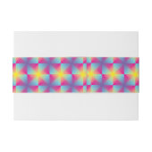 Abstraktes quadratisches vektormosaik einladungsbanderole (Rückseitenbeispiel)