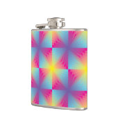 Abstraktes quadratisches vektormosaik flachmann (Links)