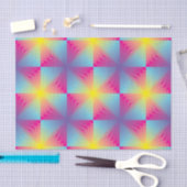 Abstraktes quadratisches vektormosaik seidenpapier (Handwerk)