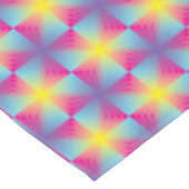 Abstraktes quadratisches vektormosaik tischdecke (Schrägansicht)