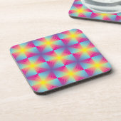 Abstraktes quadratisches vektormosaik untersetzer (Linke Seite)