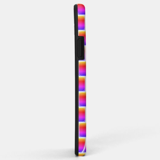 Abstraktes Quadratmuster Case-Mate iPhone Hülle (Hinten/Rechts)