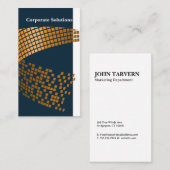 Abstraktes Quadratmuster | Unternehmen Visitenkarte (Vorne/Hinten)