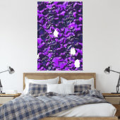 Abstraktes Quantenlandschaftsdesign Leinwanddruck (Insitu (Schlafzimmer))
