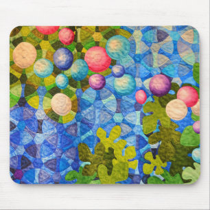 abstraktes Quiltmuster Mousepad